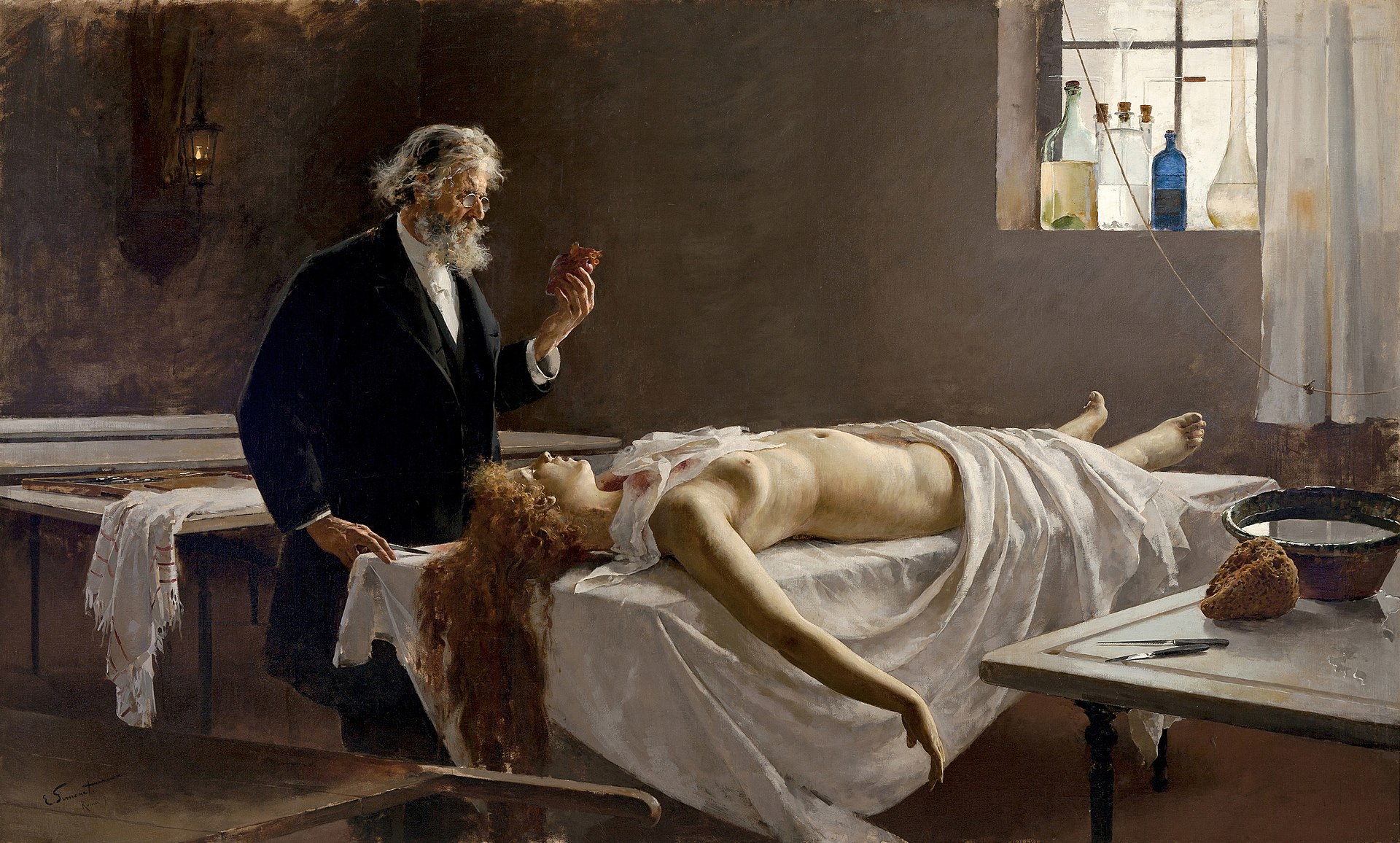 Enrique Simonet, la autopsia