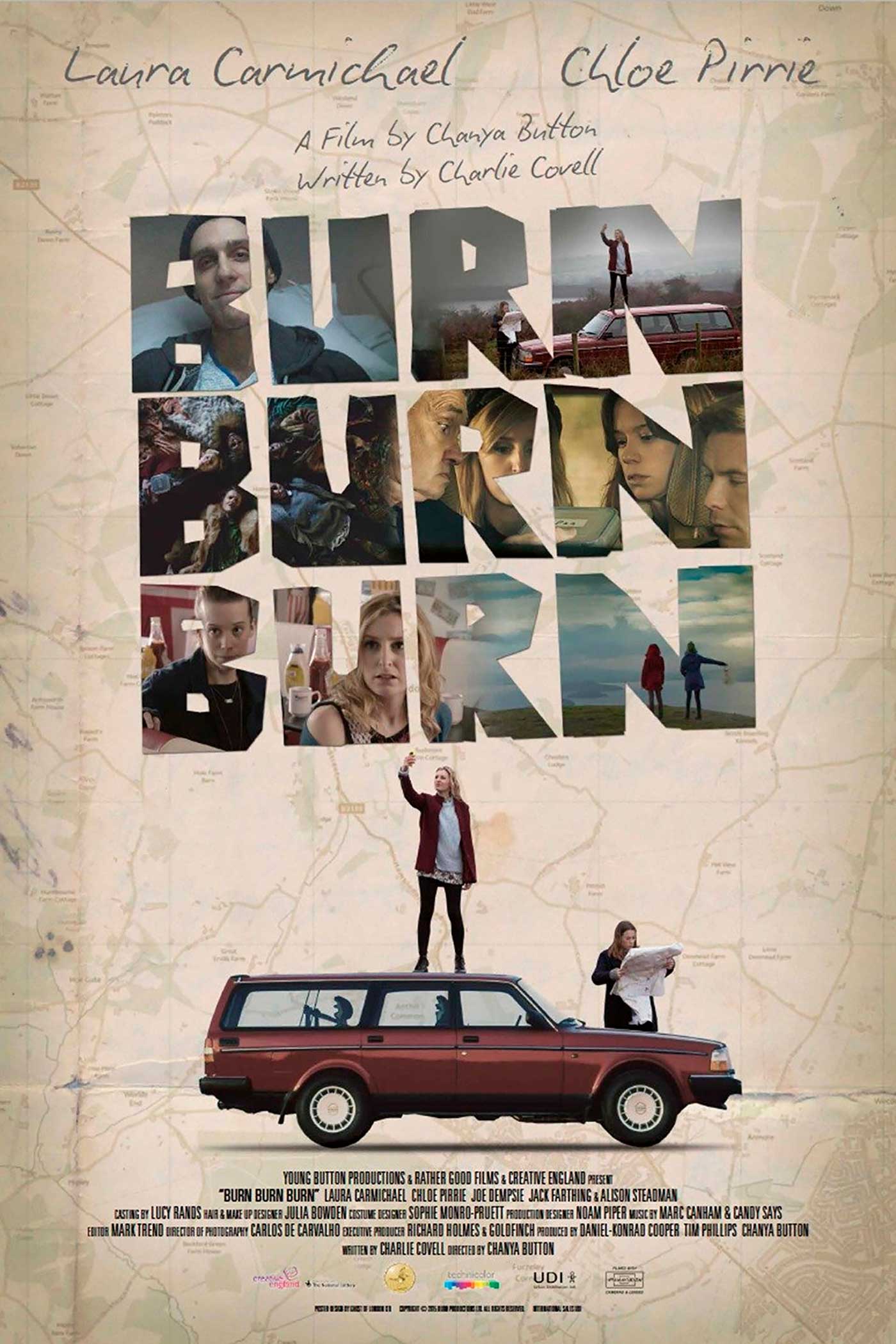 Cartel del film Burn, burn, burn (2015) de Chanya Button