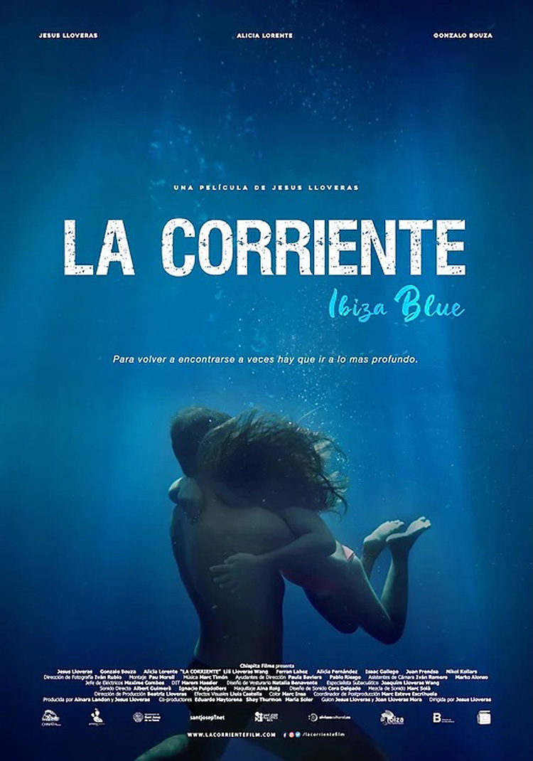 Cartel La Corriente - Ibiza Blue (2023) de Jesús Lloveras