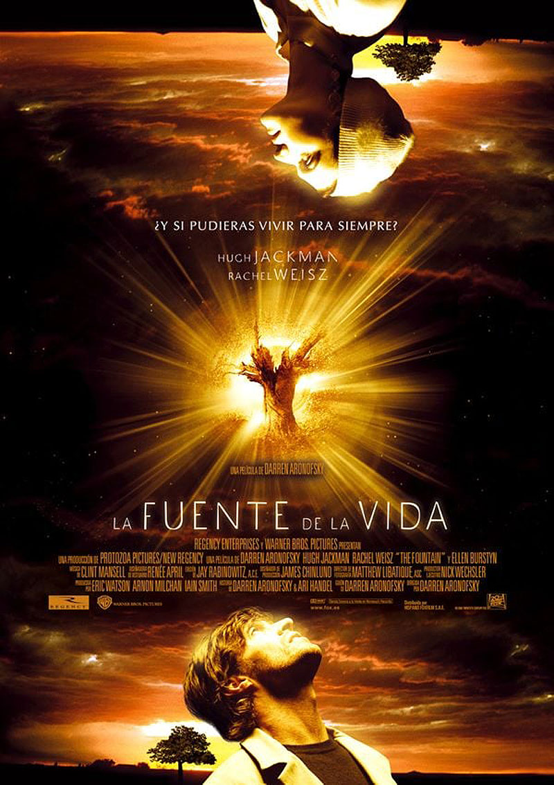 Cartel La Fuente de la Vida (2006) de Darren Aronofsky