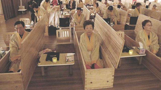 Práctica de experimentar el funeral en vida en Corea del Sur