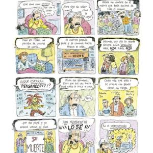 Página de ¿Podemos hablar de algo más agrdable de Roz Chast (2015)