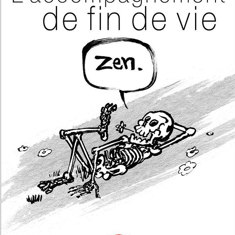 Portada de L'accompagnement de fin de vie Zen (2017) de Maître Banane Editions