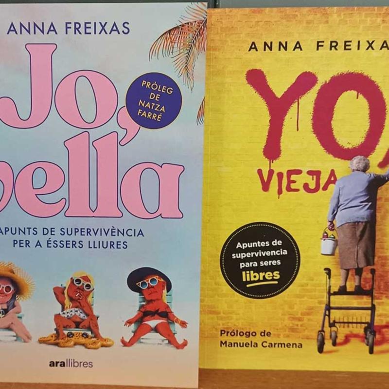 Portadas de Jo vella y Yo vieja de Anna Freixas