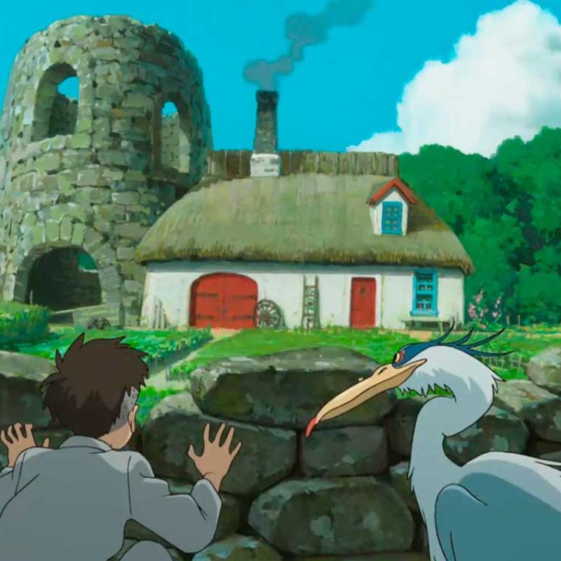 Fotograma de El chico y la garza (2023), film de Hayao Miyazaki