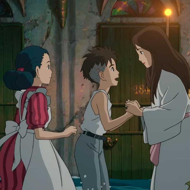 Fotograma de El chico y la garza (2023), film de Hayao Miyazaki