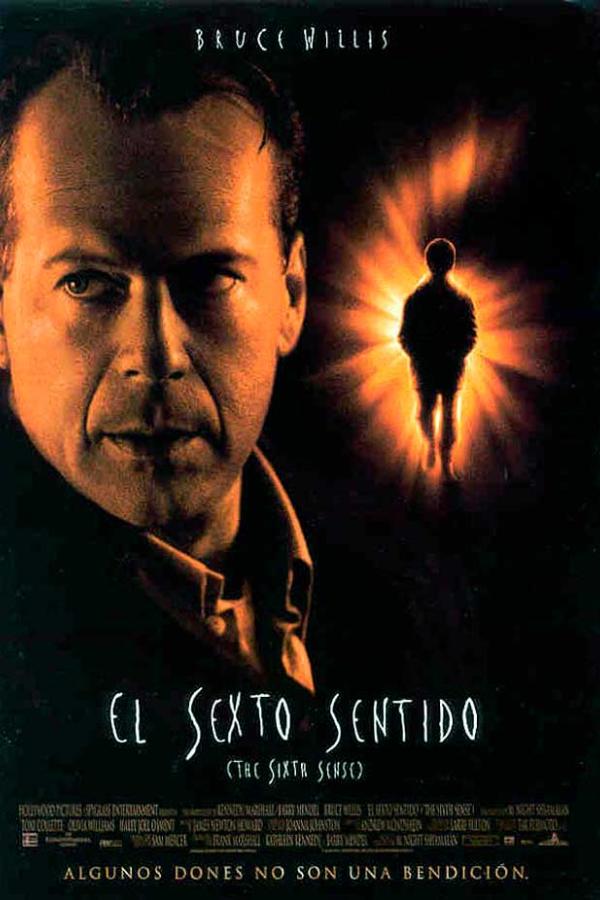 Cartel del film El sexto sentido (1999) de M. Night Shyamalan